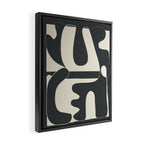 Shifting Silhouettes 1 Framed Canvas Print Gallery Image 2
