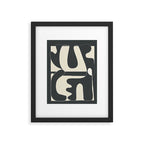 Shifting Silhouettes 1 Framed Art Print Gallery Image 5