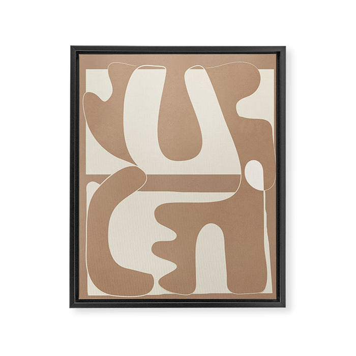 Shifting Silhouettes 2 Framed Canvas Print Gallery Image 1