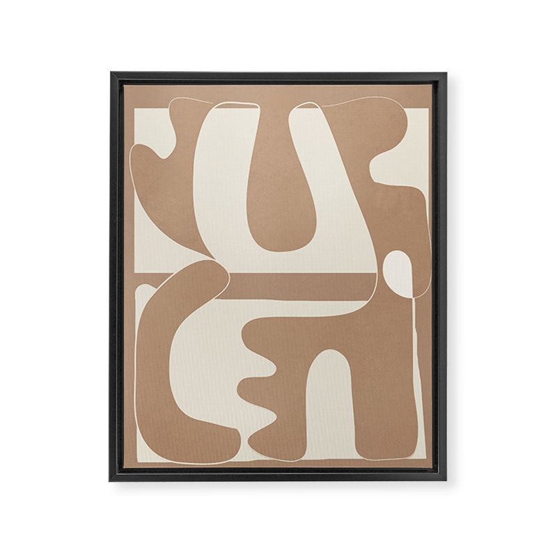 Shifting Silhouettes 2 Framed Canvas Print Gallery Image 6