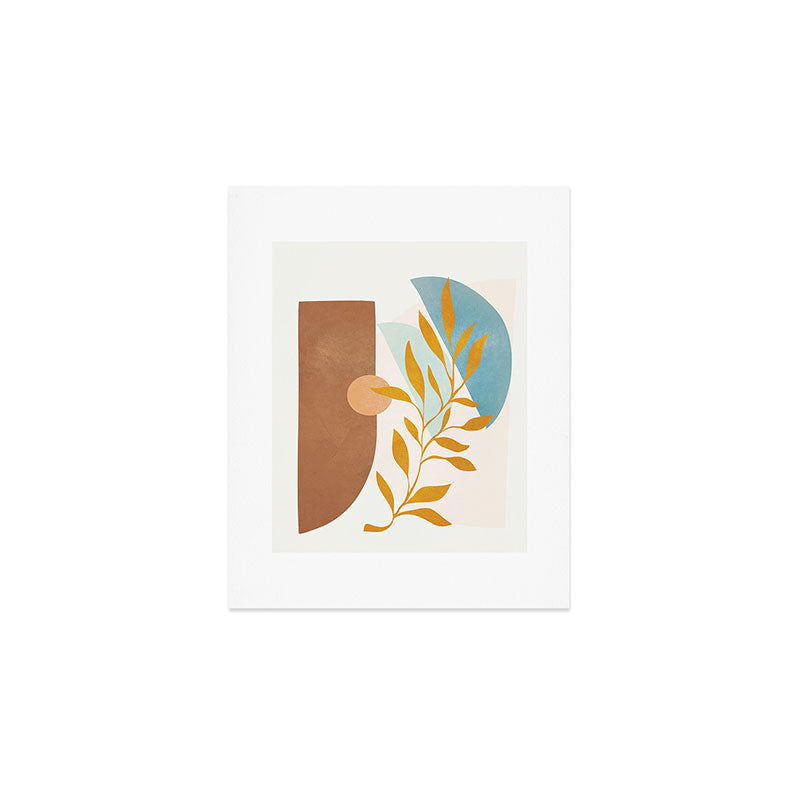 Soft Abstract Shapes 01 Art Print Gallery Image 1
