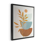 Soft Abstract Shapes 02 Framed Canvas Print Gallery Image 2