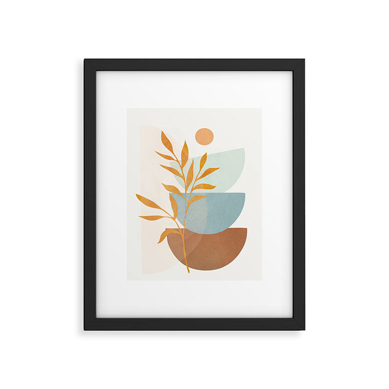 Soft Abstract Shapes 02 Framed Art Print Gallery Image 4