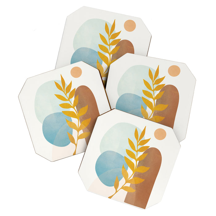 Soft Abstract Shapes 04 Coaster Gallery Image 1