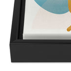 Soft Abstract Shapes 04 Framed Canvas Print Gallery Image 3