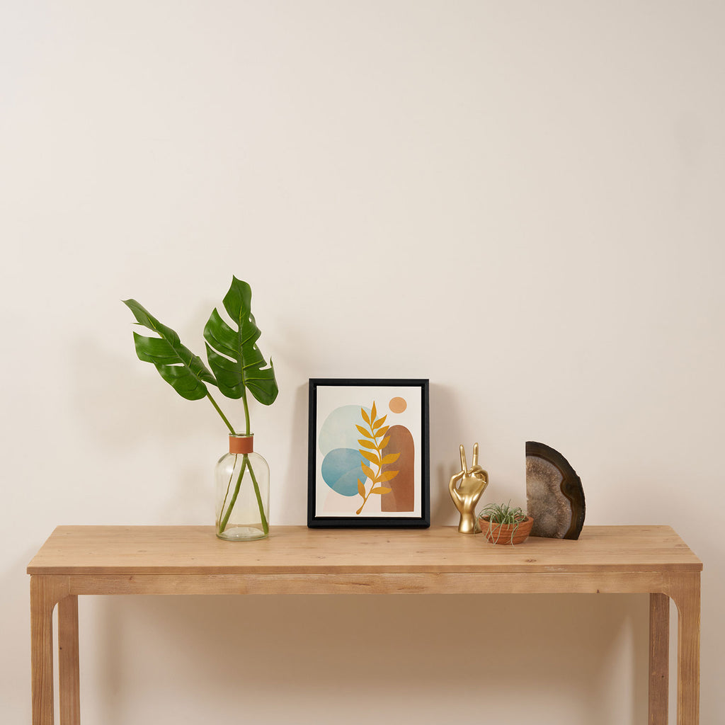 Soft Abstract Shapes 04 Framed Canvas Print Gallery Image 4