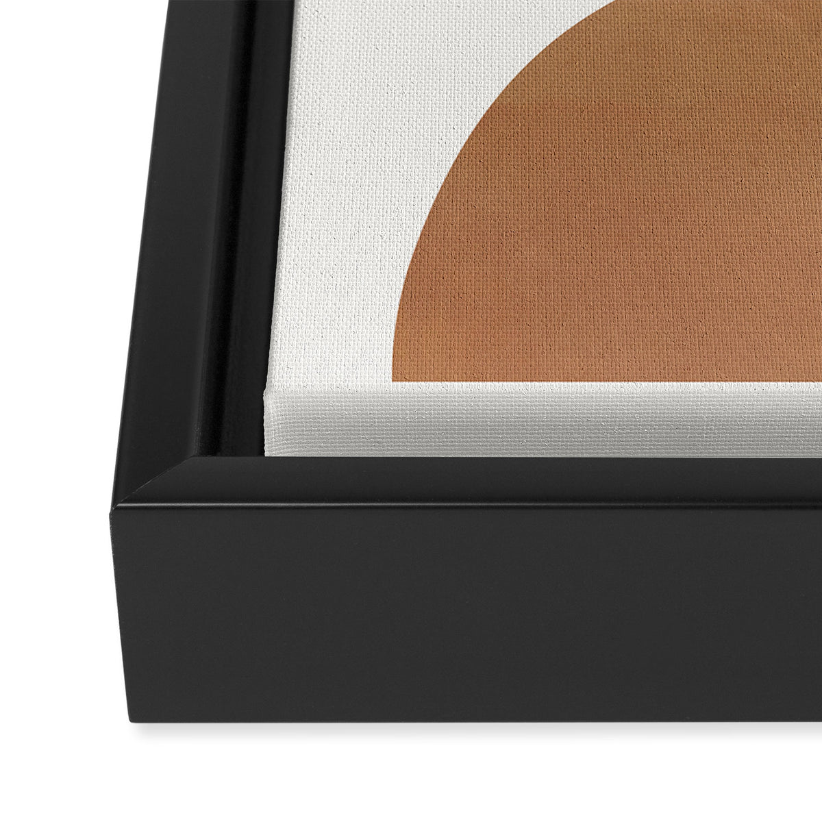 Soft Abstract Shapes 06 Framed Canvas Print Gallery Image 3