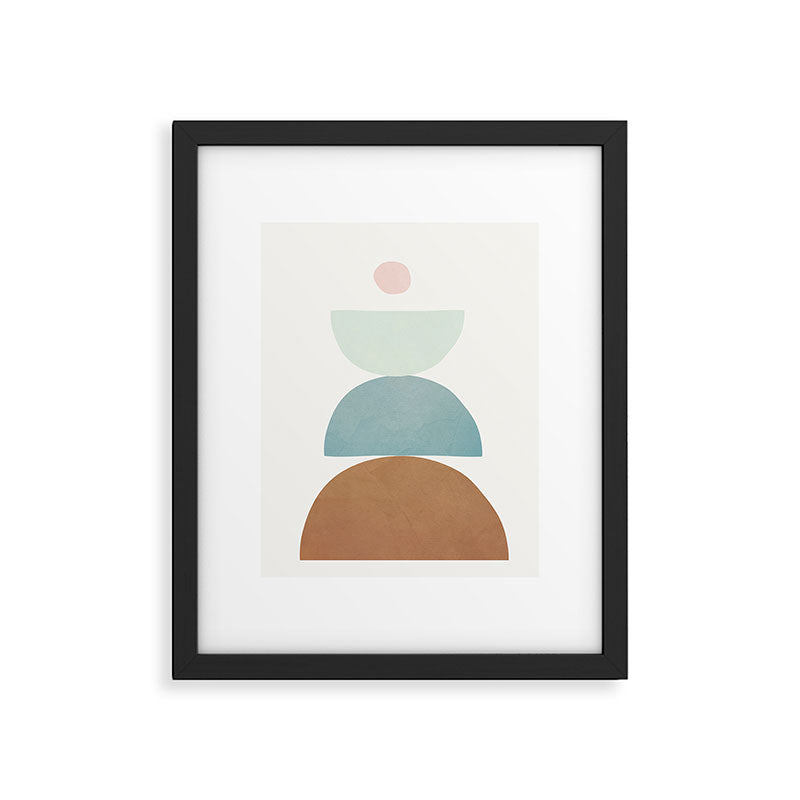 Soft Abstract Shapes 06 Framed Art Print Gallery Image 5