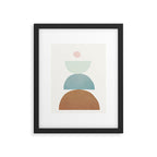 Soft Abstract Shapes 06 Framed Art Print Gallery Image 5
