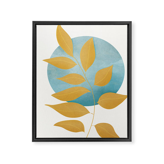 Soft Abstract Shapes 07 Framed Canvas Print Gallery Image 1
