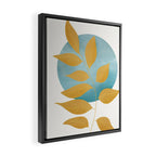 Soft Abstract Shapes 07 Framed Canvas Print Gallery Image 2