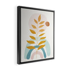 Soft Abstract Shapes 09 Framed Canvas Print Gallery Image 2
