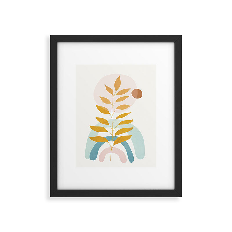 Soft Abstract Shapes 09 Framed Art Print Gallery Image 5