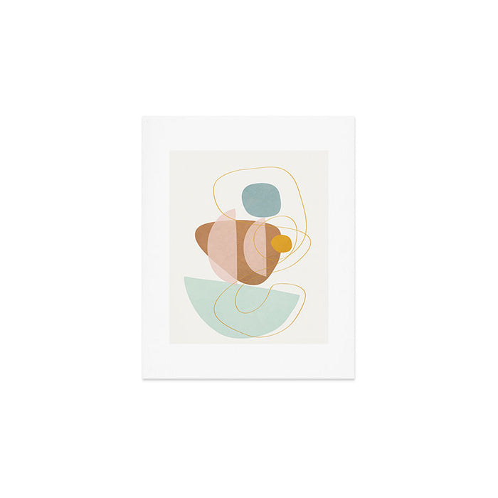 Soft Abstract Shapes 13 Art Print Gallery Image 1