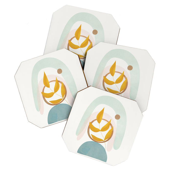 Soft Abstract Shapes 14 Coaster Gallery Image 1