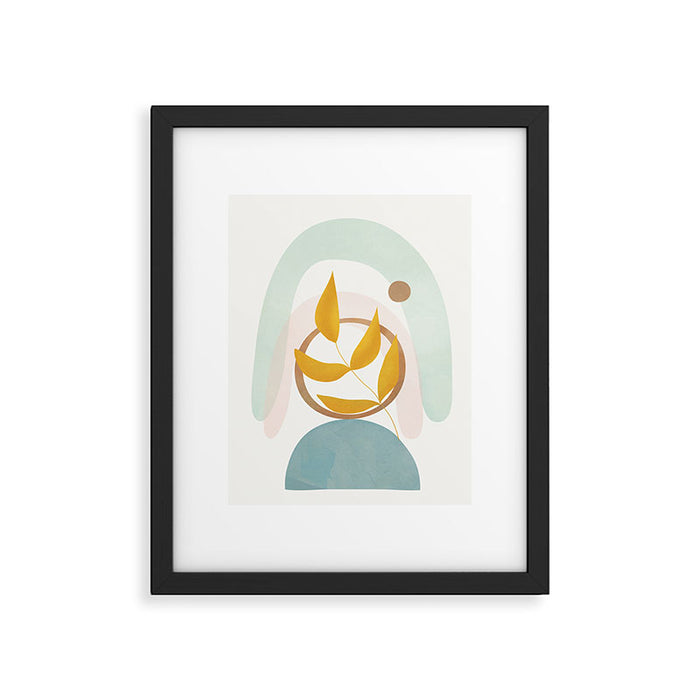 Soft Abstract Shapes 14 Framed Art Print Gallery Image 1
