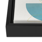 Soft Abstract Shapes 17 Framed Canvas Print Gallery Image 3