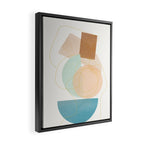 Soft Abstract Shapes 17 Framed Canvas Print Gallery Image 2