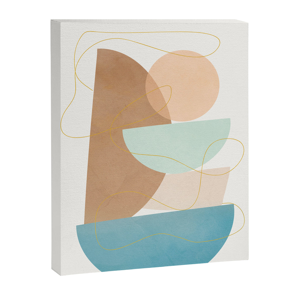 Soft Abstract Shapes 18 Canvas Print Gallery Image 6