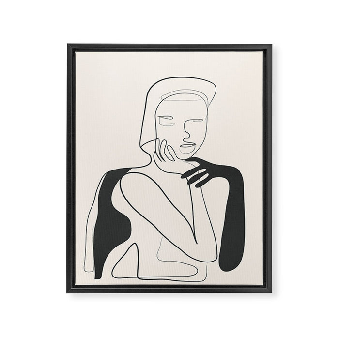 Soft Feeling 3 Framed Canvas Print Gallery Image 1