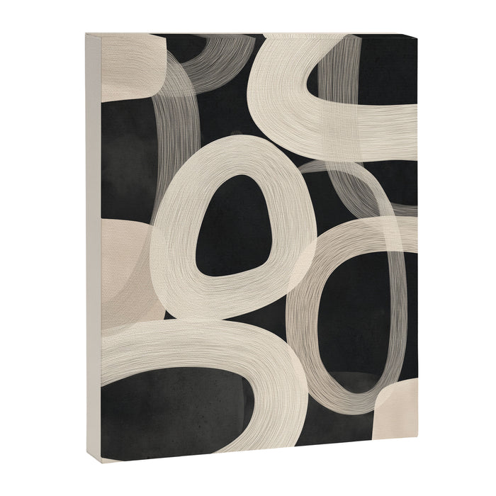 Soft Forms - Abstract Minimalist Line Art Canvas Print Gallery Image 1
