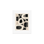 Soft Forms - Abstract Minimalist Line Art Art Print Gallery Image 1