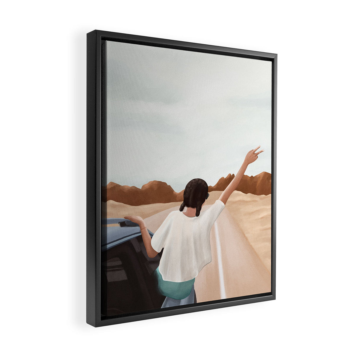 Spring Break Trip Framed Canvas Print Gallery Image 2