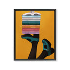 Stacked on Love Framed Canvas Print Gallery Image 6