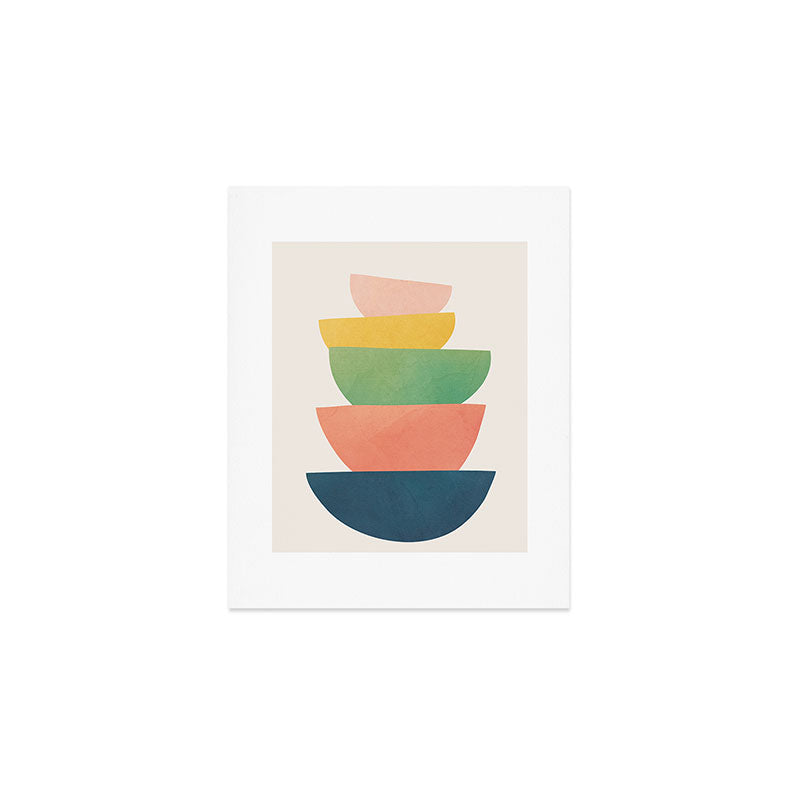 Stacked Pots Art Print Gallery Image 1