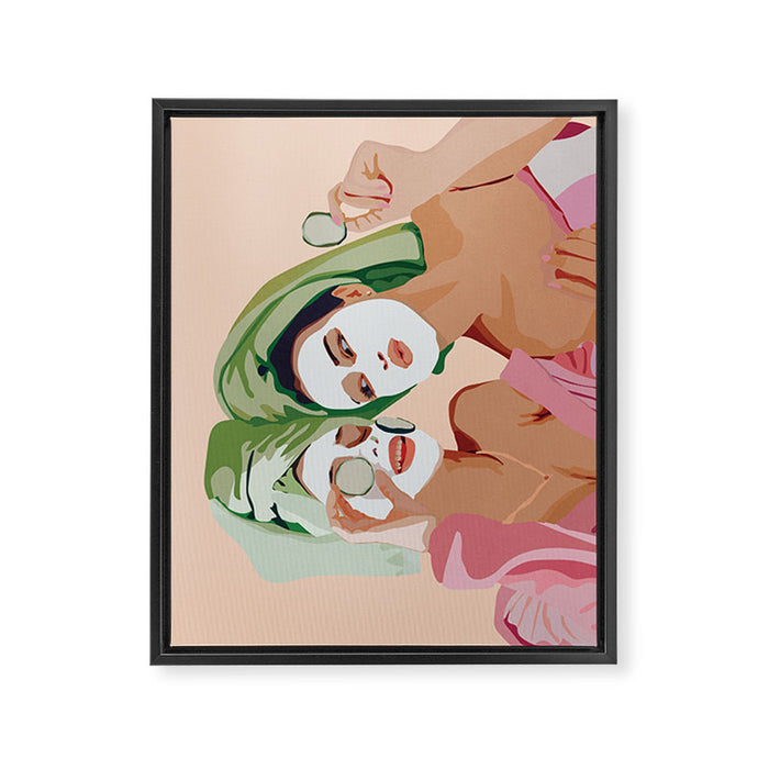 Starting the day off right 1 Framed Canvas Print Gallery Image 1