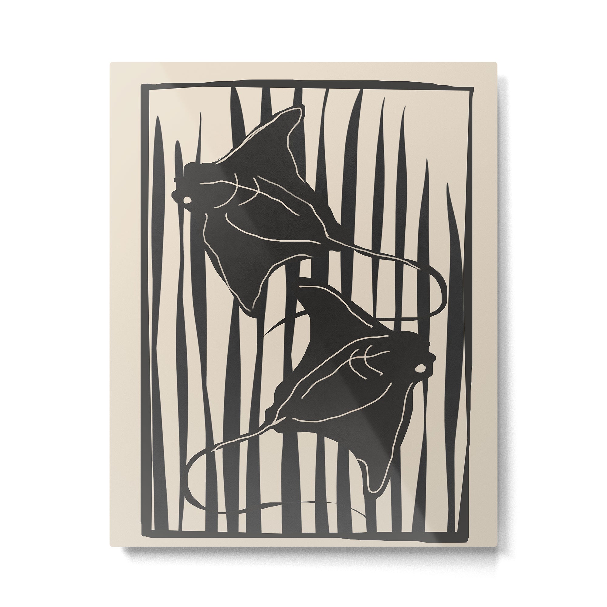 Stingrays 1 Metal Print Gallery Image 4