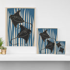 Stingrays 6 Canvas Print Gallery Image 3