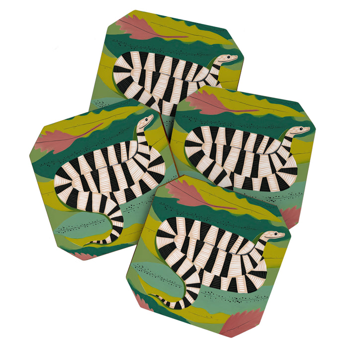 Striped Snake Coaster Gallery Image 1
