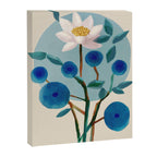 Stylized Lotus Flower Art Canvas Print Gallery Image 6