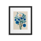 Stylized Lotus Flower Art Framed Art Print Gallery Image 5