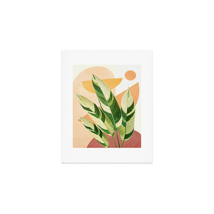 Summer Banana Leaves Art Print Gallery Image 1