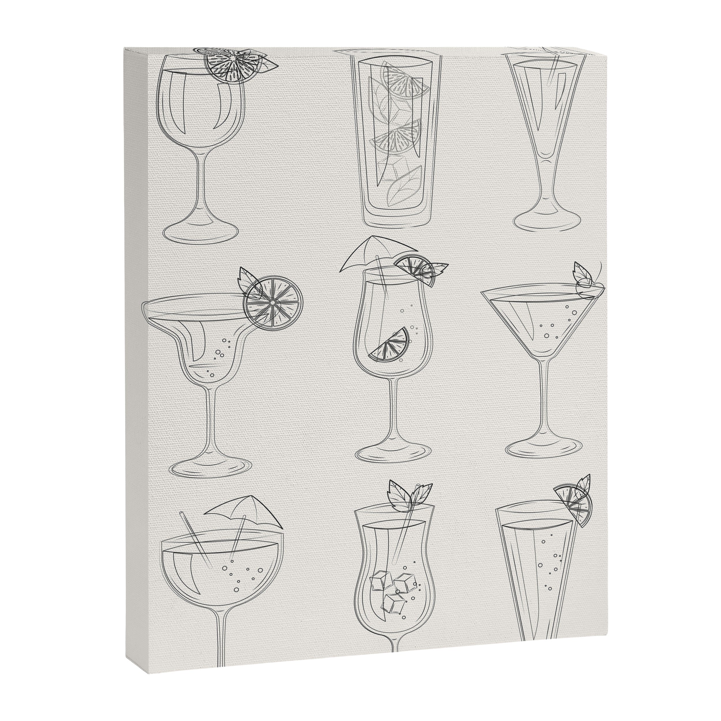 Summer Cocktails 10 Canvas Print Gallery Image 6