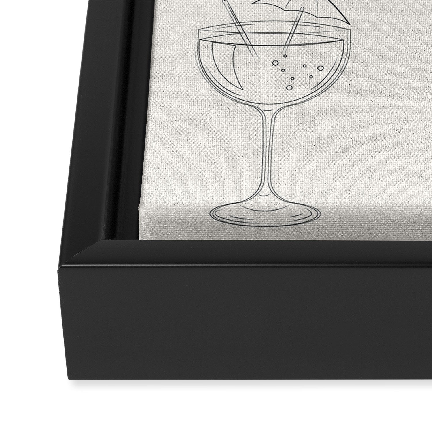 Summer Cocktails 10 Framed Canvas Print Gallery Image 3
