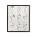 Summer Cocktails 10 Framed Canvas Print Gallery Image 6