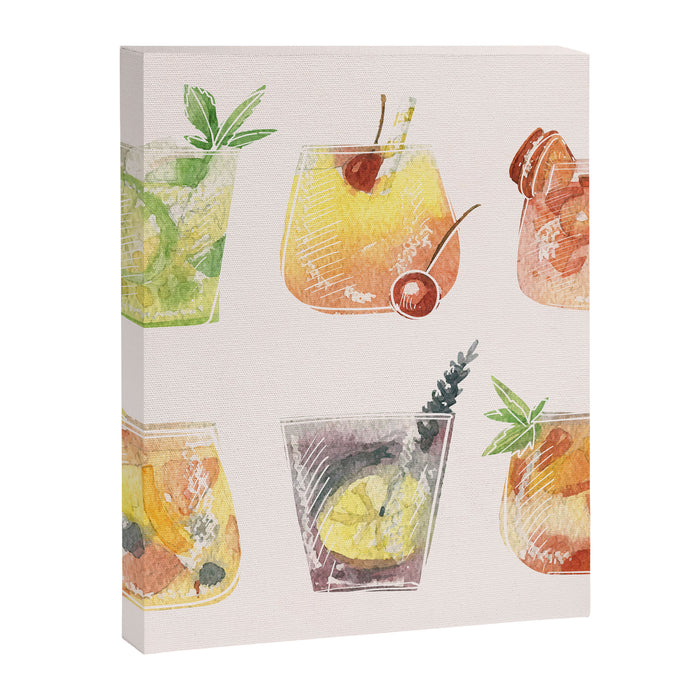 Summer Cocktails 11 Canvas Print Gallery Image 1