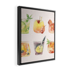 Summer Cocktails 11 Framed Canvas Print Gallery Image 2
