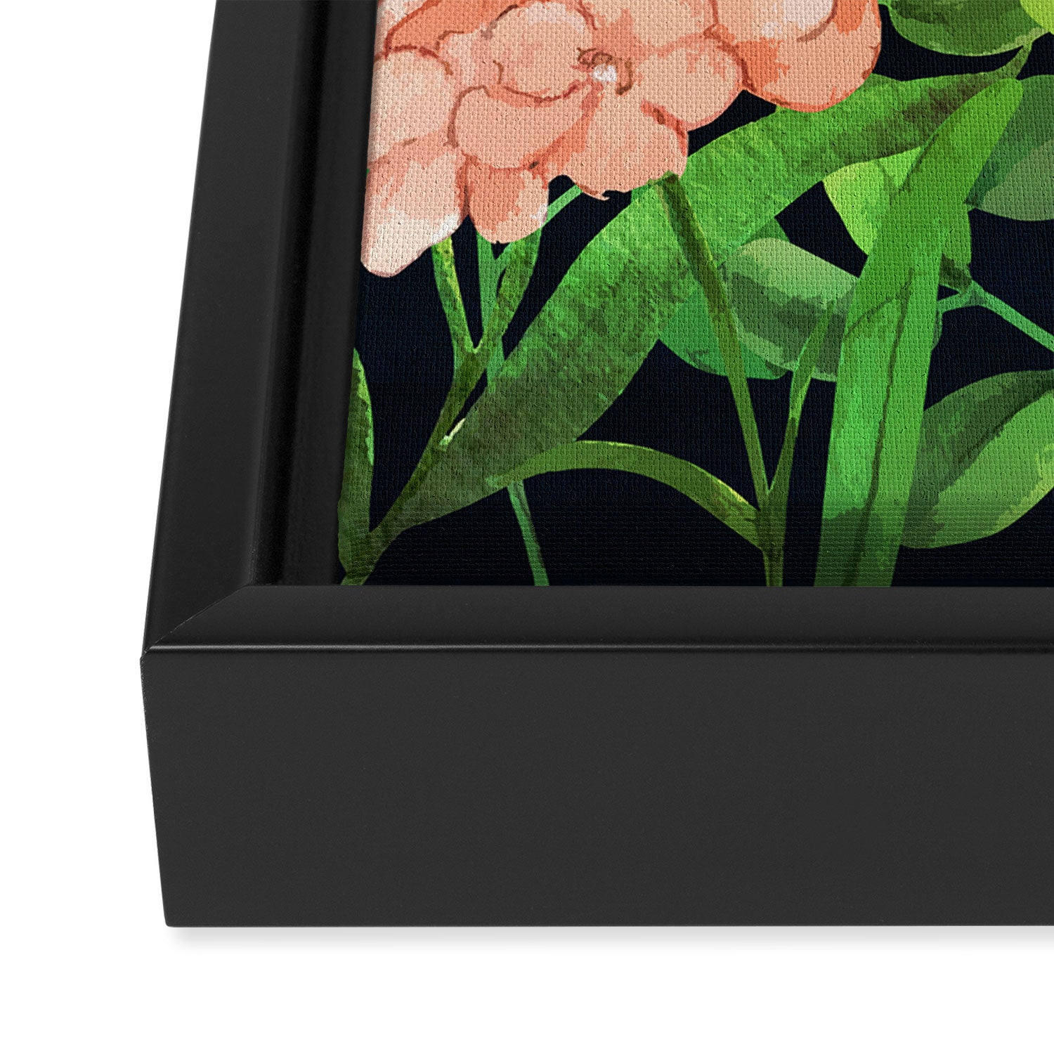 Summer Flowers 5 Framed Canvas Print Gallery Image 3