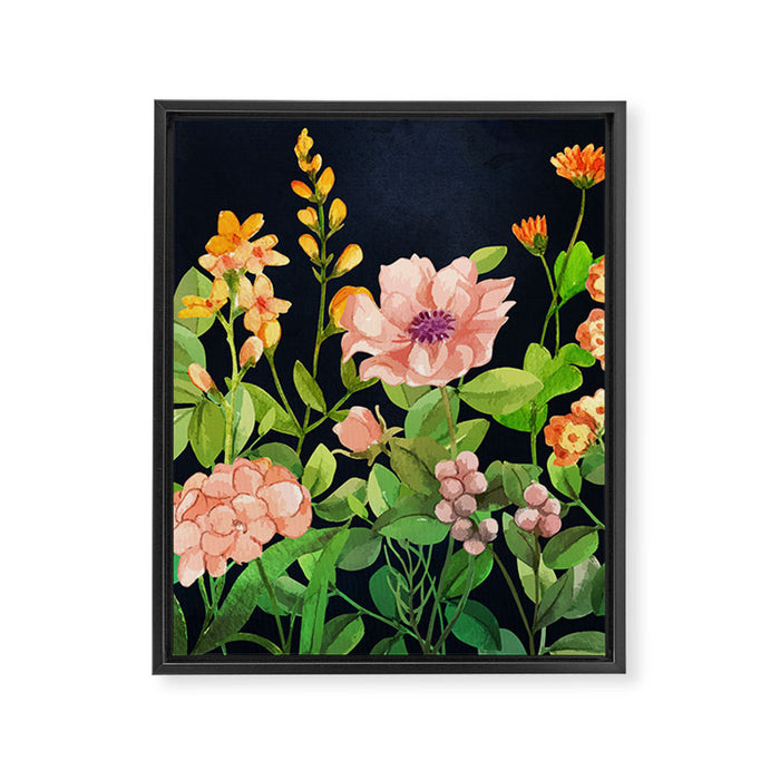 Summer Flowers 5 Framed Canvas Print Gallery Image 1