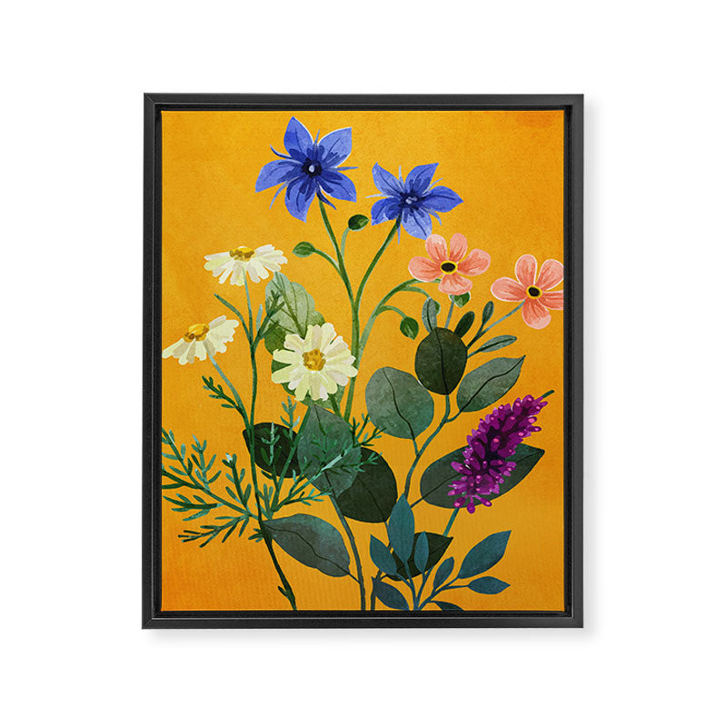 Summer Flowers 8 Framed Canvas Print Gallery Image 6