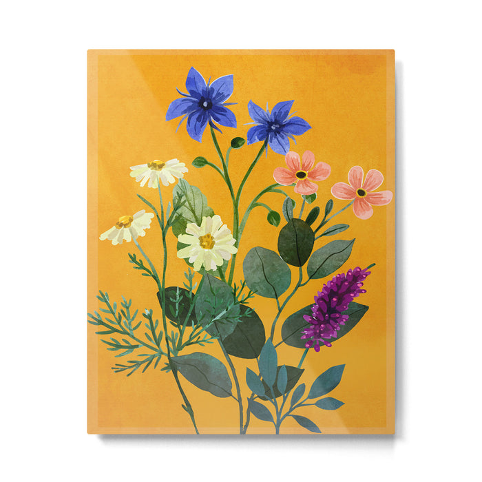 Summer Flowers 8 Metal Print Gallery Image 1