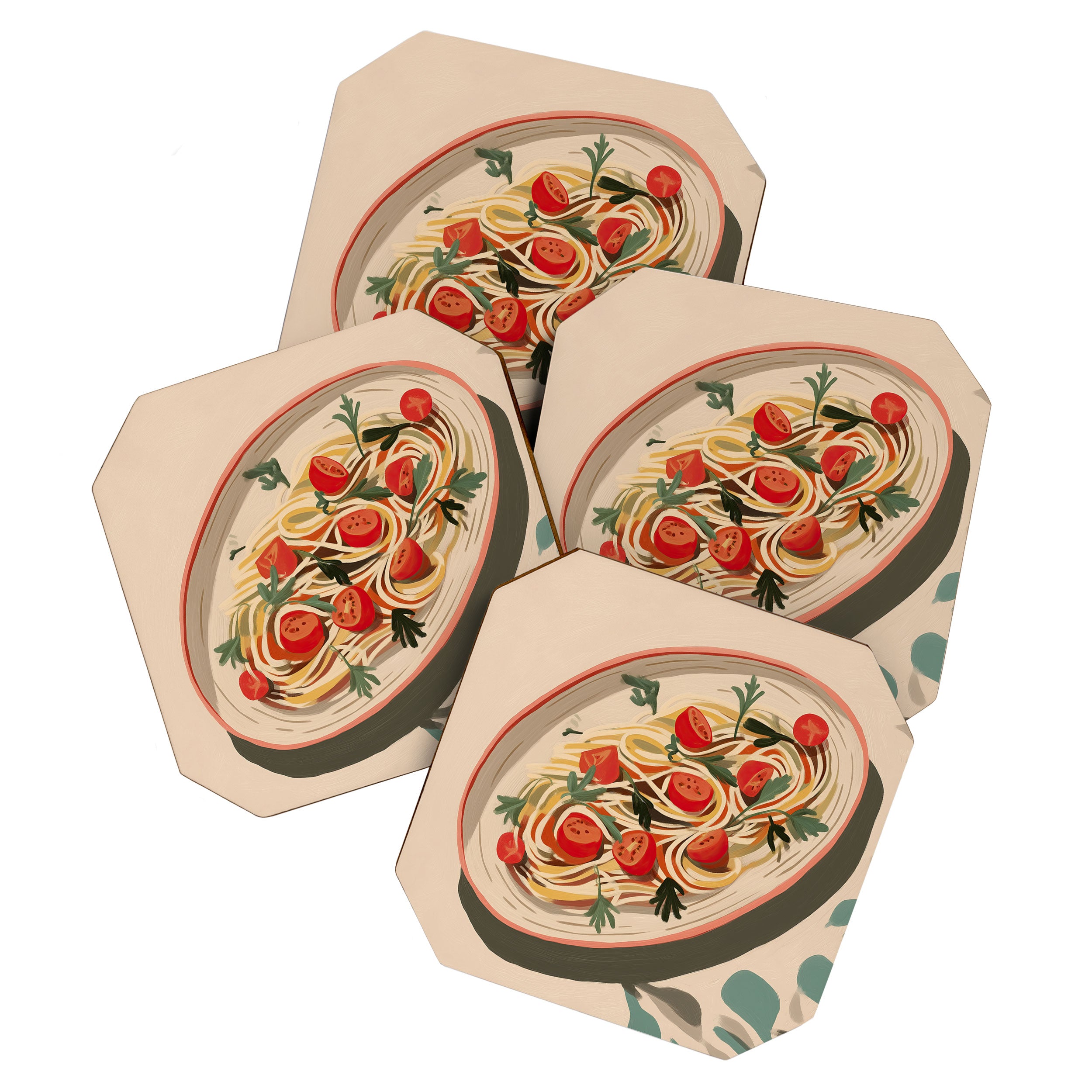 Summer Spaghetti Coaster Gallery Image 1