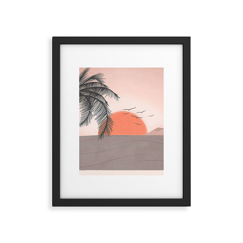 Summer Sunset Framed Art Print Gallery Image 5