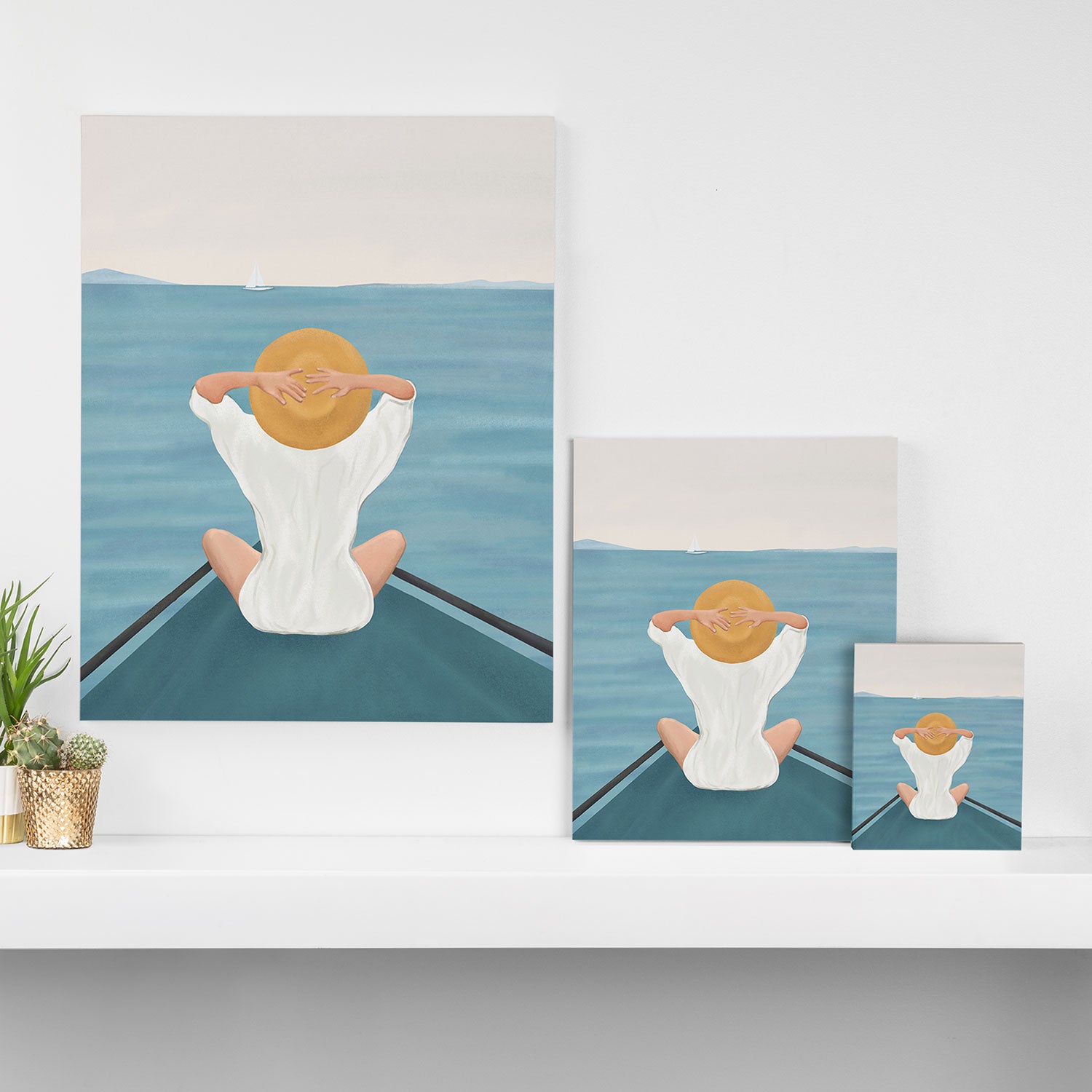 Summer Vacation I Canvas Print Gallery Image 3