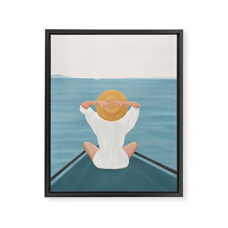 Summer Vacation I Framed Canvas Print Gallery Image 6