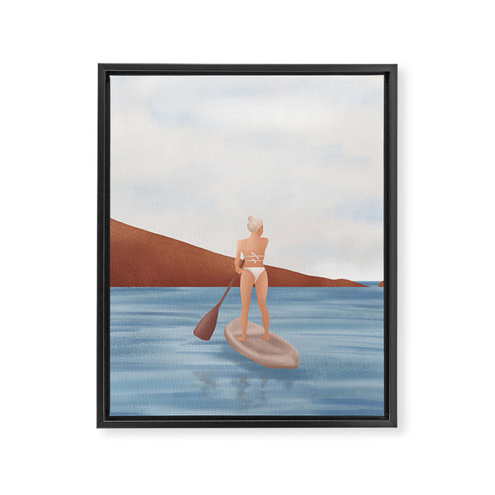 Summer Vacation II Framed Canvas Print Gallery Image 1